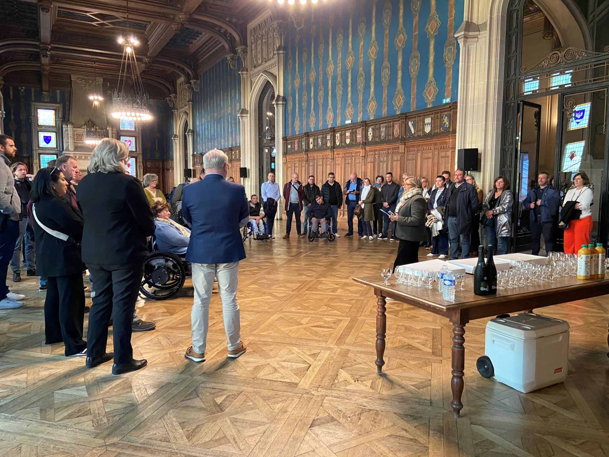 Réception à la Mairie de Calais