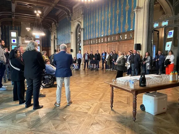 Réception à la Mairie de Calais